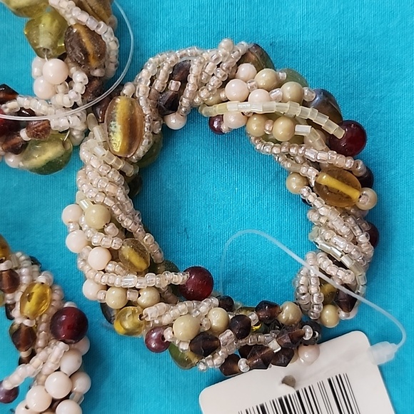 NWT Kemp & Beatley Bead Napkin Rings, Set of 5 - Picture 6 of 8